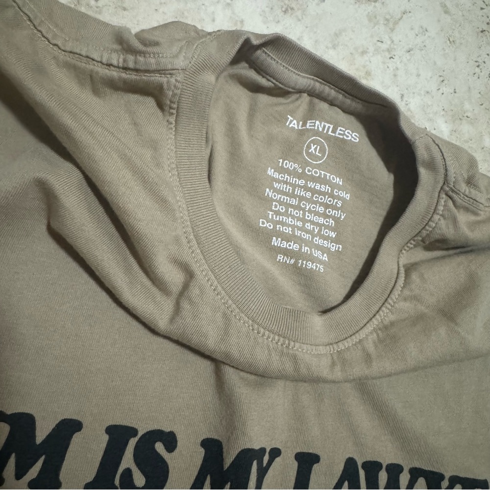 “Kim Is My Lawyer” Tan T-Shirt - Picture 2 of 4